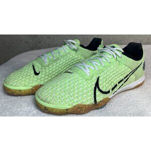 Nike Reactgato React Gato Indoor Soccer Futsal Shoes Lime Glow Sz 7.5 CT0550-343